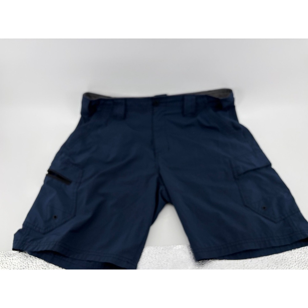 Denali Hybrid Cargo Shorts, Blue Stretch, Quick Dry, Hiking Fishing, Men's Sz 36